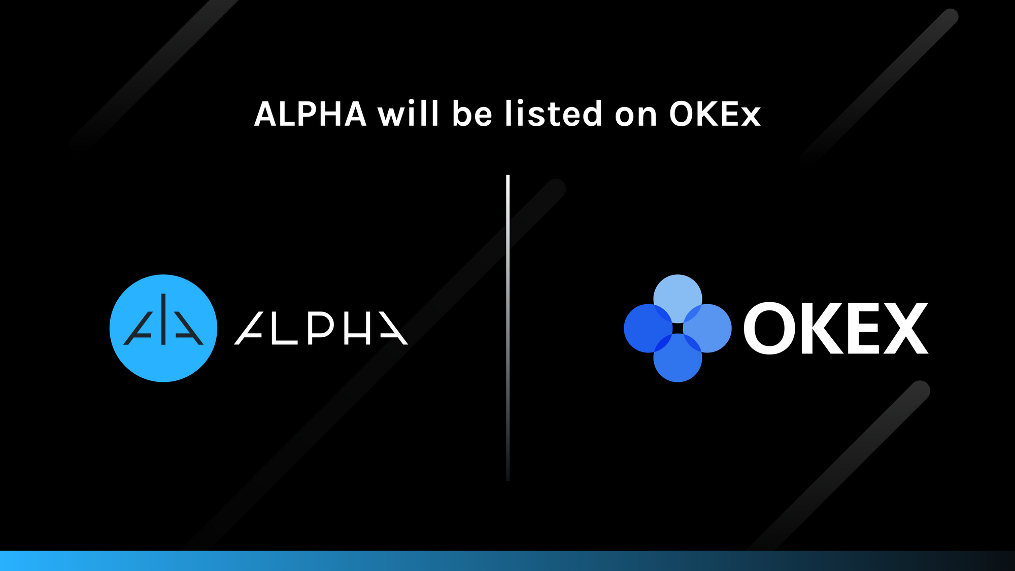 ALPHA Token Will Be Listed On OKEx Exchange