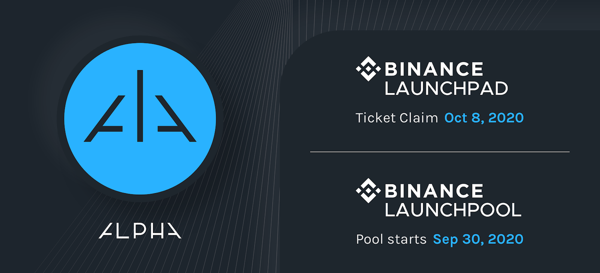 Alpha Finance Lab to be the next project on Binance Launchpad and Launchpool