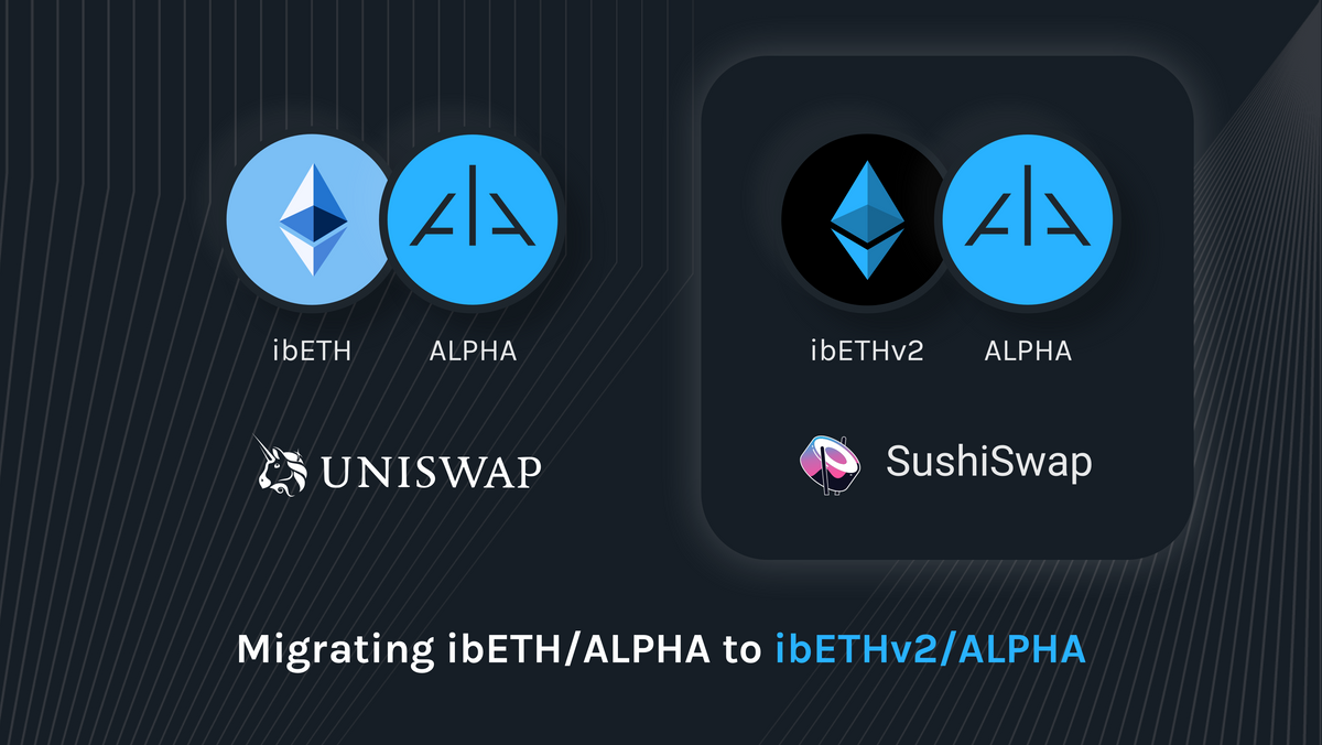 Migrating ibETH/ALPHA to ibETHv2/ALPHA