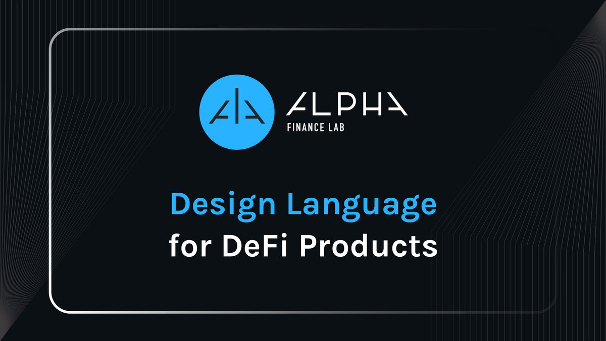 Design Language for DeFi Products