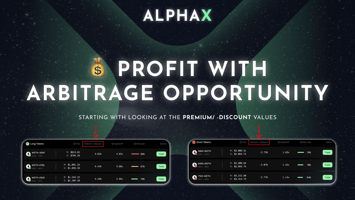 Profit with Arbitrage Opportunity on AlphaX