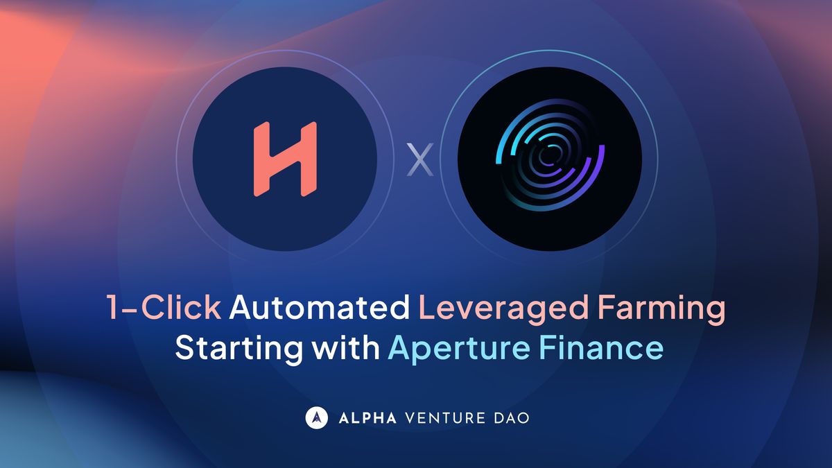 1-Click Automated Leveraged Farming, Starting with Aperture Finance