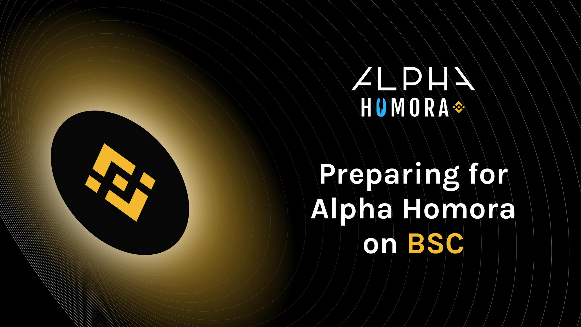 Preparing for Alpha Homora on BSC