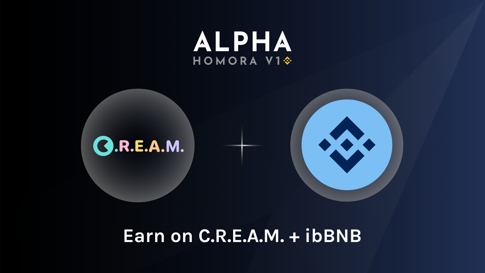 Earn on C.R.E.A.M. + ibBNB