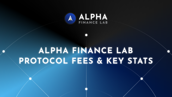 Alpha Finance Lab Protocol Fees & Key Stats